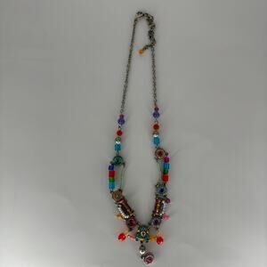 Women's Multicolored Beaded Necklace